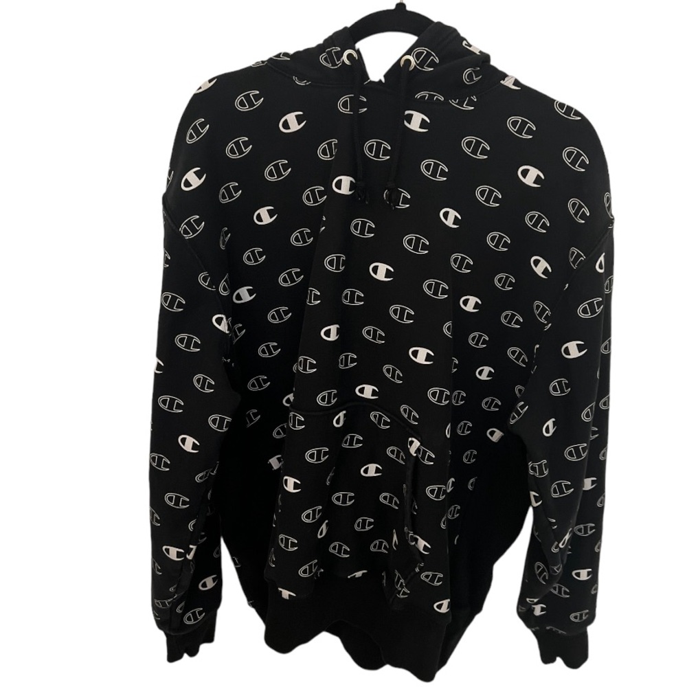 Champion Reverse Weave All-Over Print Hoodie 2xl - image 5